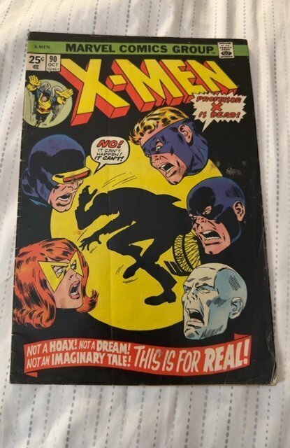The X-Men #90 (1974)professor x is dead see descrition