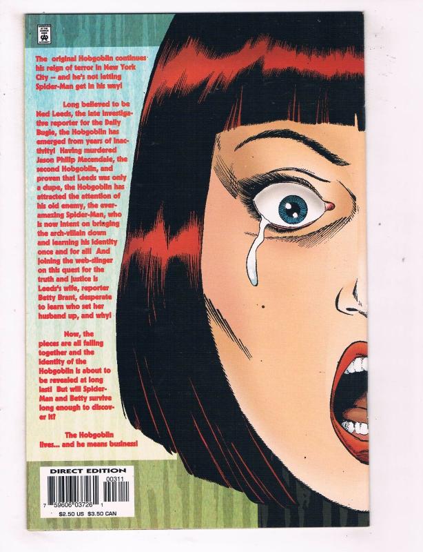 Spider-Man: Hobgoblin Lives #3 Marvel Comic Book Goblin Mary Jane Spidey HH1