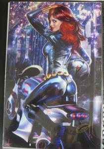 SIGNED Greg Horn Black Widow Print!11x17 NM Marvel Avengers Comics