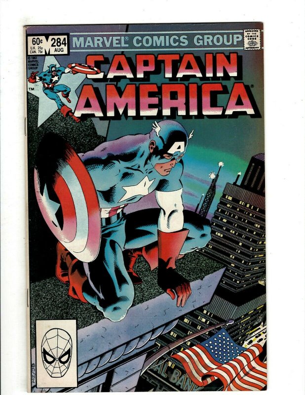 12 Captain America Marvel Comics 274 276 277 278 279 280 281 283 284 285 + NP14