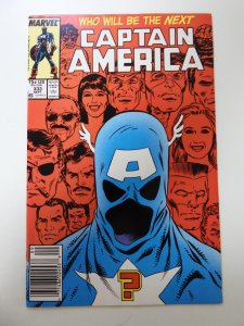 Captain America #333 Newsstand Edition (1987) FN/VF condition