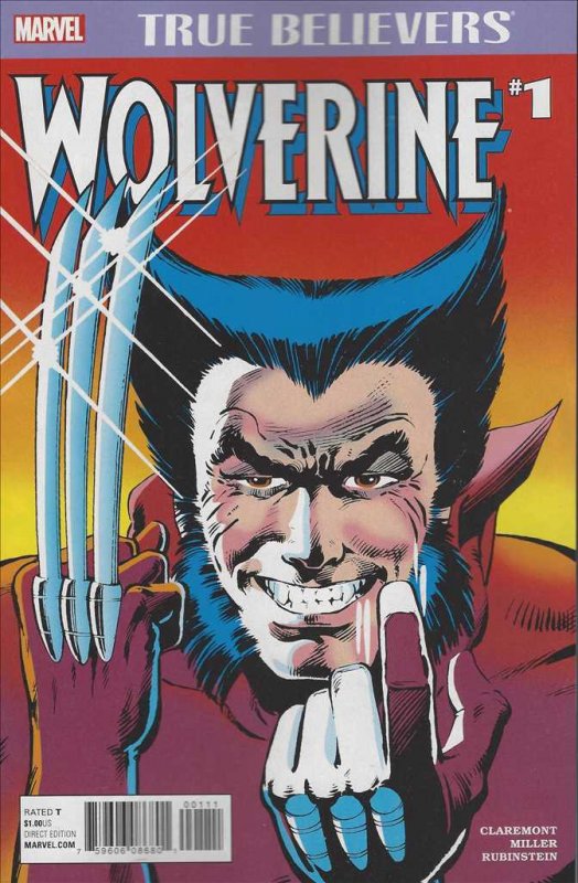 True Believers: Wolverine #1 VF ; Marvel
