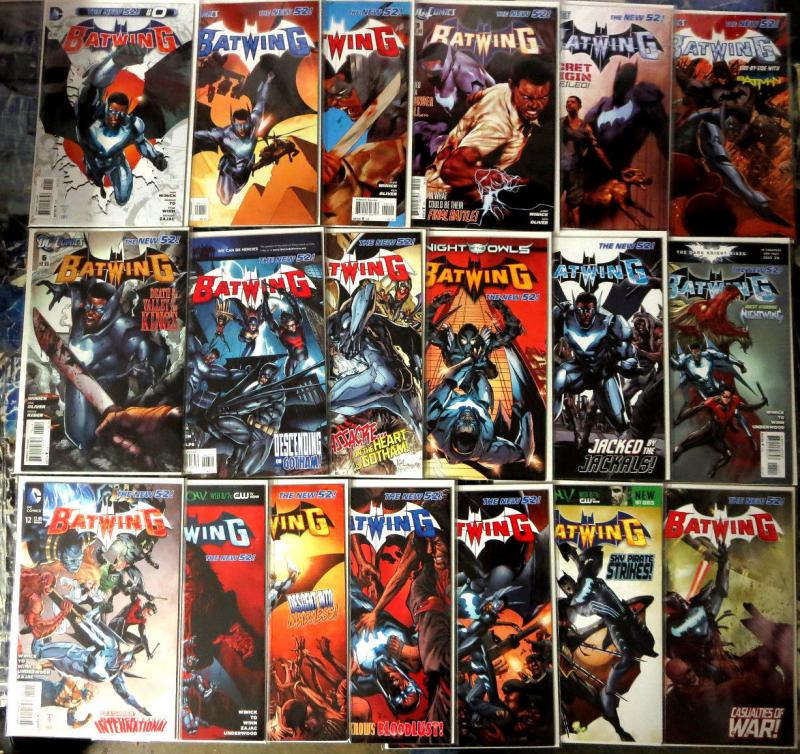 BATWING 0-18 New 52 (2011-2013) 19 diff DC Comics books Batman Judd Winick