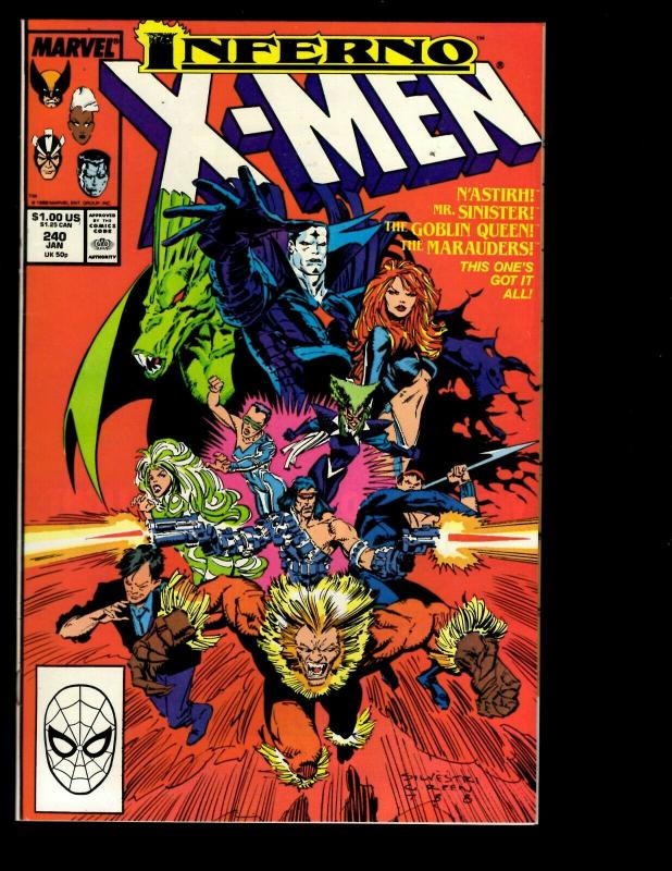 8 Uncanny X-Men Marvel Comics # 236 237 238 239 240 241 242 243 Wolverine JF18