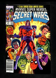 Marvel Super-Heroes Secret Wars #2 Newsstand Variant