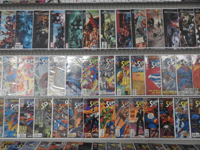 Huge Lot 150+ Comics W/ Civil War, Avengers, Superman+ Avg VF- Condition!