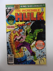 The Incredible Hulk Annual #6  (1977) VF- condition