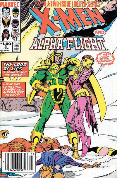 X-Men/Alpha Flight #2 (Newsstand) FN; Marvel | save on shipping - details inside 