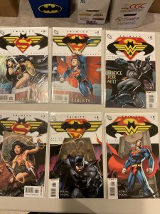 Trinity Complete Set 1-52  2008-09  Busiek!  Bagley!  All Triptych Covers!