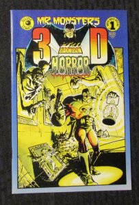 1986 MR MONSTER'S 3-D HORROR #1 VF 8.0 No Glasses