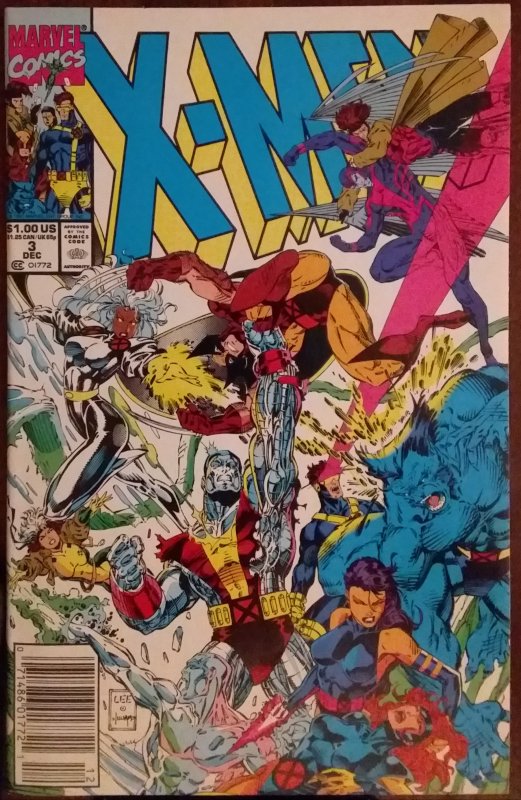 X-Men #1-12 (1991) with all 3 variant #1 covers