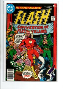 The Flash #254 newsstand - 1977 - Very Fine