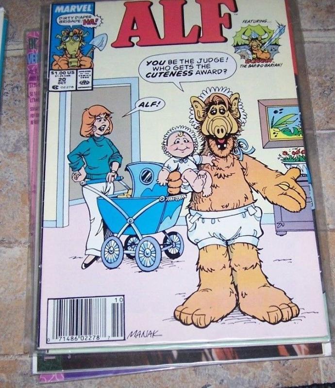 ALF #20 (Oct 1989, Marvel) Alien Life Form.. 80s tv show 