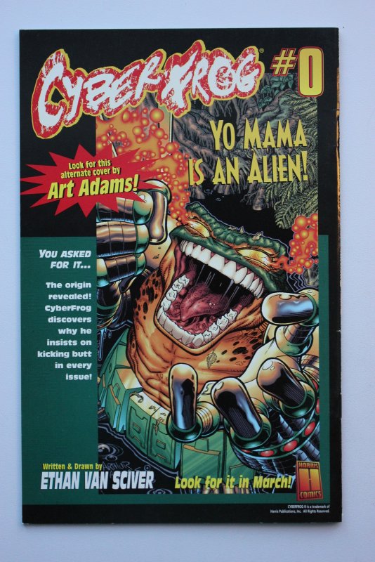 Cyberfrog #2 Commemorative Cover (1996) Cyberfrog NM
