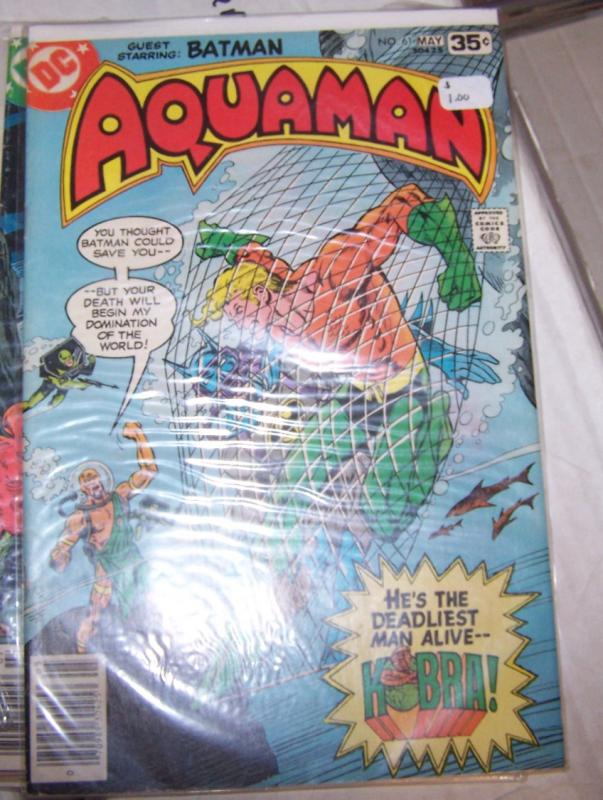 Aquaman #61 (Apr-May 1978, DC) batman kobra