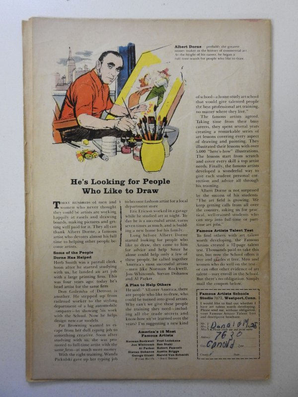 Judomaster Special War Series (1965) VG- moisture stain, ink on front/back cover