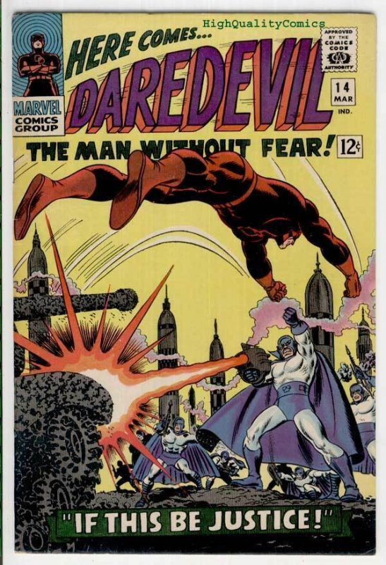 DAREDEVIL #14, Ka-Zar, Tomita, Plunderer, 1964 1966, Marvel Comic, VF