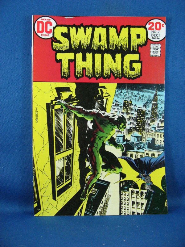 SWAMP THING 7 VF+ Wrightson 1973 Batman