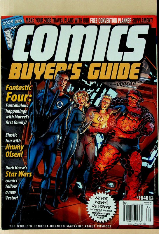 Comic Buyer's Guide #1640 Apr 2008 - Krause Publications 