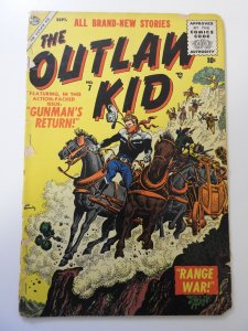 The Outlaw Kid #7 PR Cond book-length spine split re-attached by 5 extra staples