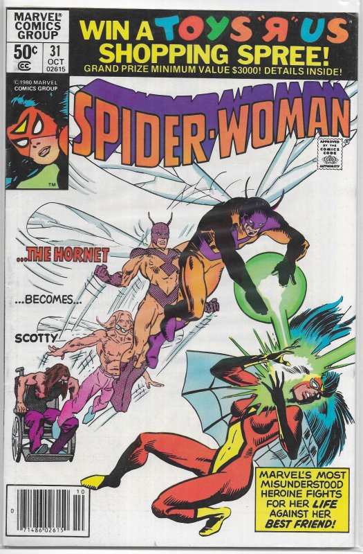 Spider-Woman (vol. 1, 1978) #31 VG Fleisher/Leialoha, Hornet