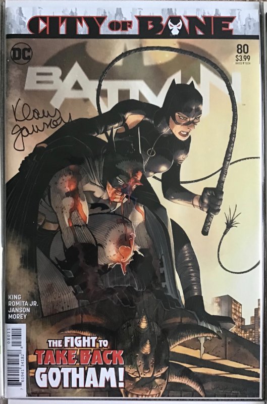 Batman #80 (2019) signed by Klaus Janson (Wolverine, Punisher)