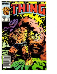 5 The Thing Marvel Comics # 1 2 3 4 5 Fantastic Four Spider-Man She-Hulk BH17