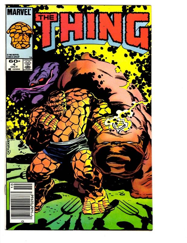 5 The Thing Marvel Comics # 1 2 3 4 5 Fantastic Four Spider-Man She-Hulk BH17