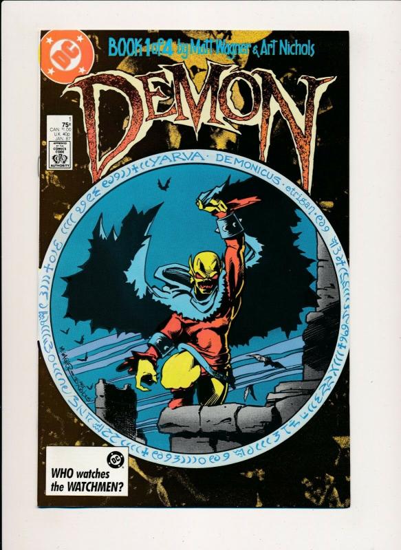 DEMON Book #1 ~ DC Comics 1987 ~ VF/NM (PF359) Art Nichols