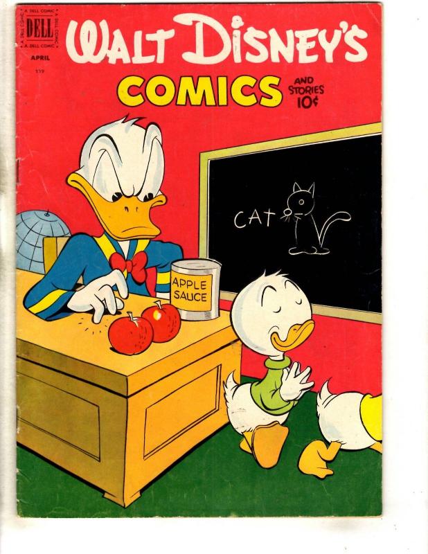 Walt Disney's Comics & Stories # 139 FN Dell Golden Age Comic Book Donald JL3