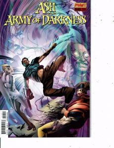 Lot Of 2 Comic Books Dynamite Ash and the Army of Darkness #2 Annual 2014  MS12