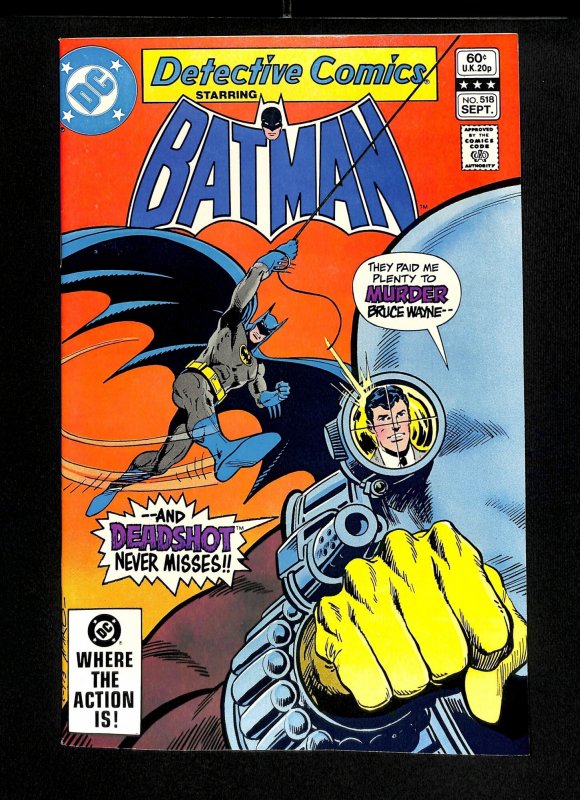 Detective Comics (1937) #518 Batman Deadshot!