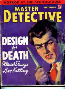 Master Detective 9/1935-Dalton Stevens cover-violent crime-pulp thrills-G