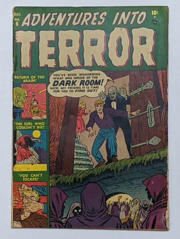 Adventures Into Terror #6 (Oct 1951, Atlas) Good 2.0 Russ Heath art 