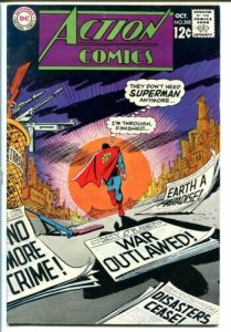 ACTION #368-SUPERMAN-DC-1968-paradise on Earth! FN-