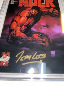 Hulk (2008) # 1 (CGC SS 9.8) Signed Jeph Loeb Wizard World LA Edition 1st Red