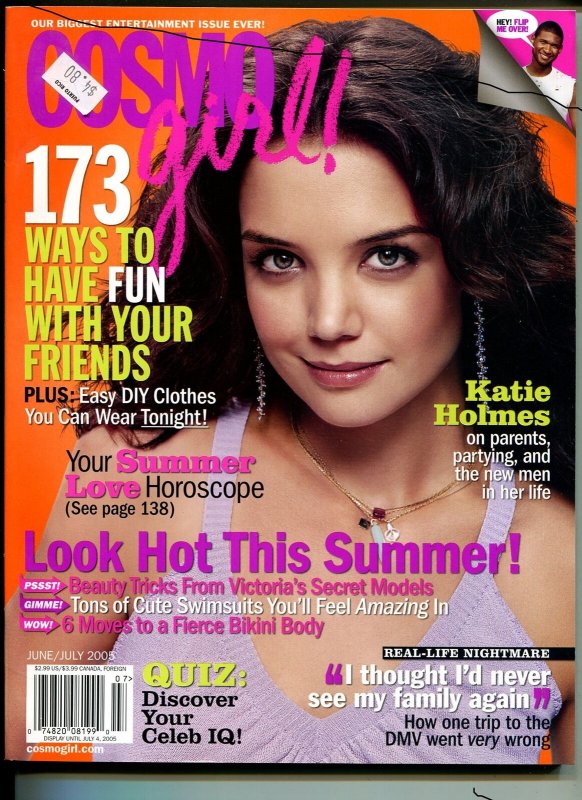 Cosmo Girl 7/2005-Katie Holmes/ Usher double cover-horoscope special-FN/VF