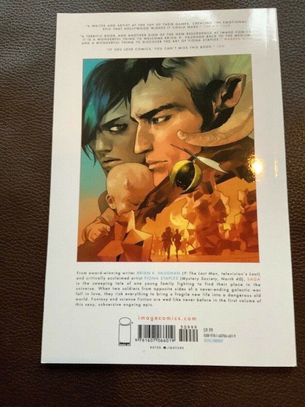 Saga Vol. 1 by Brian K. Vaughan (2012, Paperback)