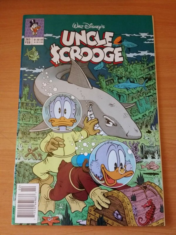 Walt Disney's Uncle Scrooge #263 ~ NEAR MINT NM ~ 1992 Disney Comics