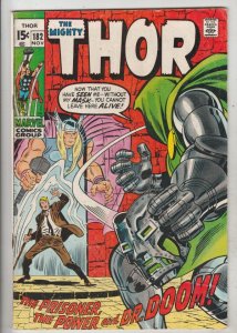 Thor, The Mighty #182 (Nov-70) VG/FN+ Mid-Grade Thor