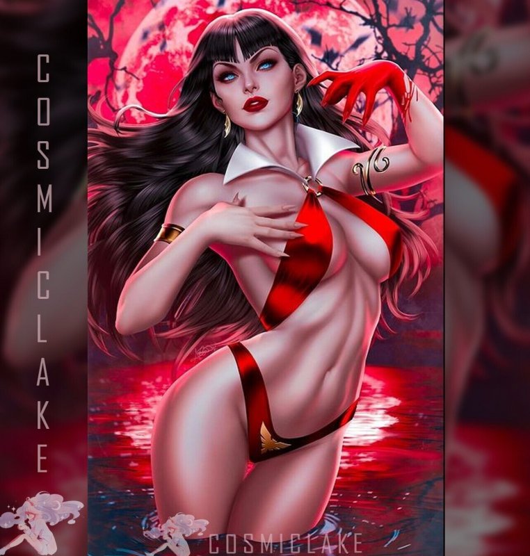 VAMPIRELLA #668 ARIEL DIAZ C2E2 VIRGIN VARIANT LTD 250 COA PREORDER 5/8 ☪