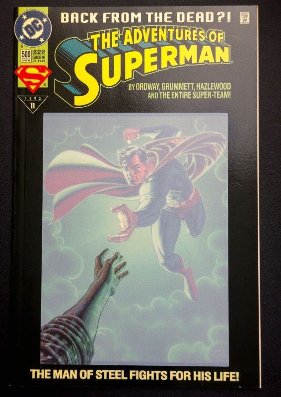 Adventures of Superman #500 Collector's Ed (1993) 1st Steel, 1st Superbo...