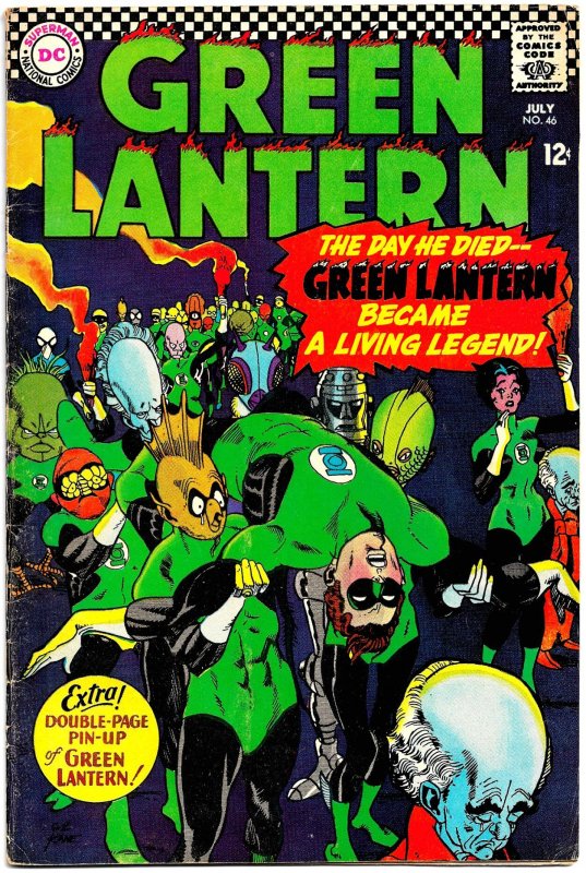 GREEN LANTERN #46 & #47 (Summer1966) 3.5 VG-  Both Parts of 'GL Is Dead' Story!