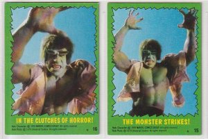 Incredible Hulk Trading Cards(Topps, 1979)