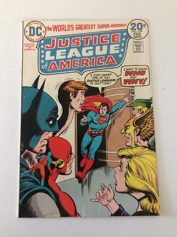 Justice League of America #109  (DC Comics; Feb, 1974) - VF