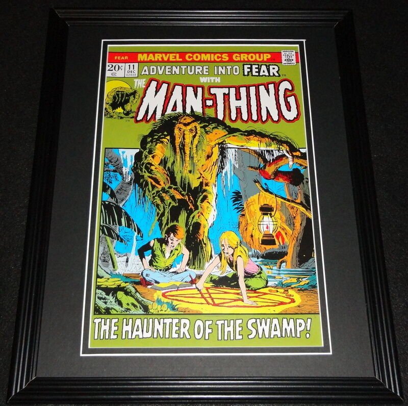 The Man Thing #11 Marvel Framed Cover Photo Poster 11x14 Official Repro
