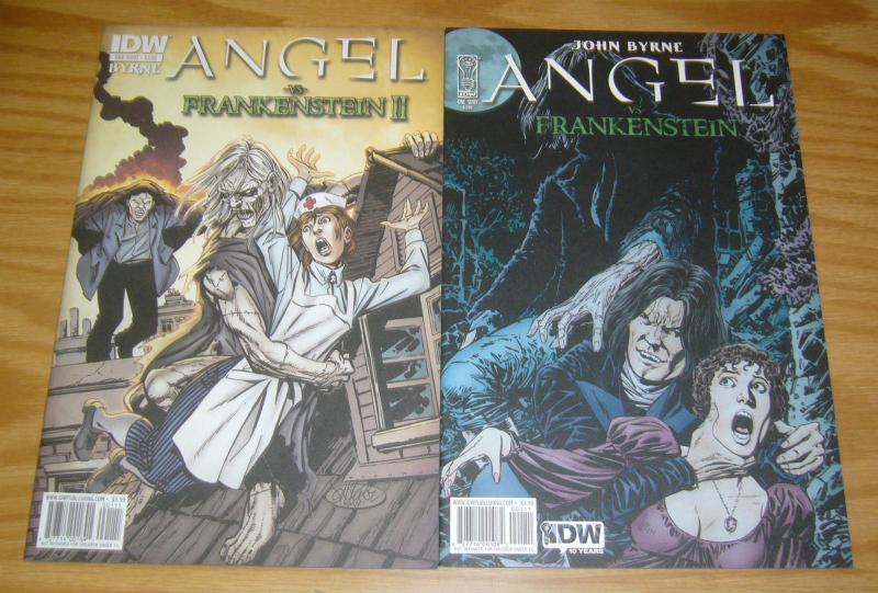 Angel vs Frankenstein #1-2 VF/NM complete series - john byrne - buffy spinoff II