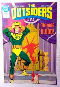 The Outsiders #26 (1987) DC Comics Geo-Force 1st Print Comic Book
