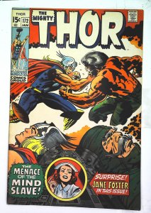 Thor (1966 series)  #172, Fine (Actual scan)