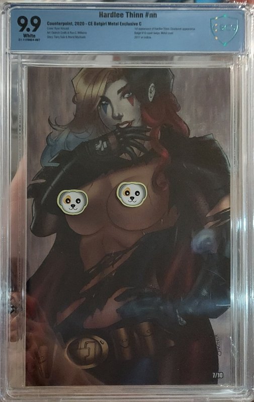 Hardlee Thinn #nn 9.9 CBCS Batgirl *Metal* 1st App Hardlee Thinn limited to 7/10